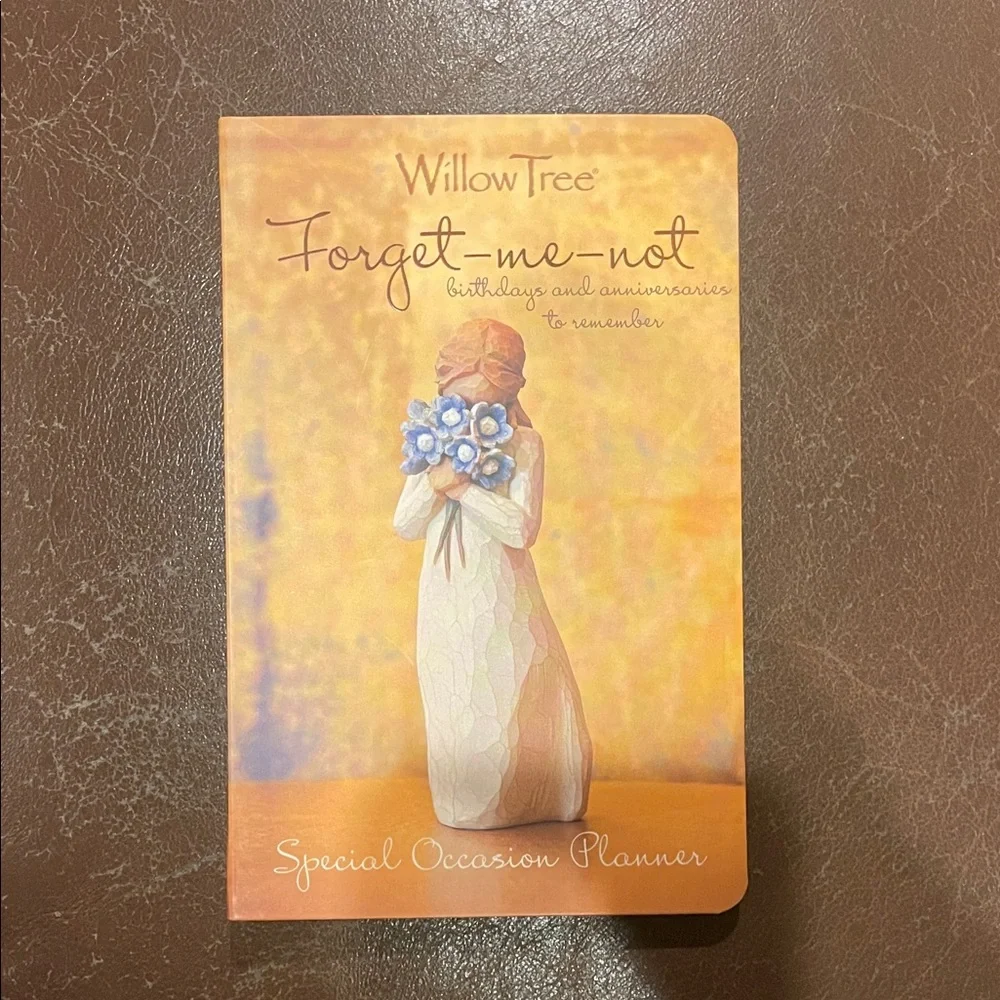 Willow Tree Forget-me-not Planner with Blue and Orange Design